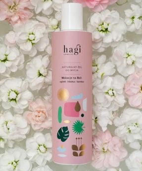 Gel de spălat corporal natural cu un parfum exotic Vacanță în Bali The Hagi