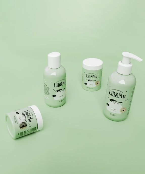 Layette pour nouveau-né set de cosmétiques pour le soin de nouveau-nés et bébés Lili&Mu