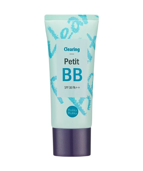 Rengörande BB Cream med Filter SPF30 Clearing Petit med Tea Tree Oil Extract för blandad och fet hud Holi