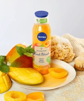 Refreshing Shower Gel with Apricot and Mango Scent Fresh Blends Nivea