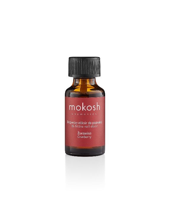 Mokosh Cranberry nutritional nail elixir with vitamins E and A