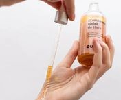 Champagne-Scented Body Oil with Natural Oils and Eco-Friendly Glitter Auna