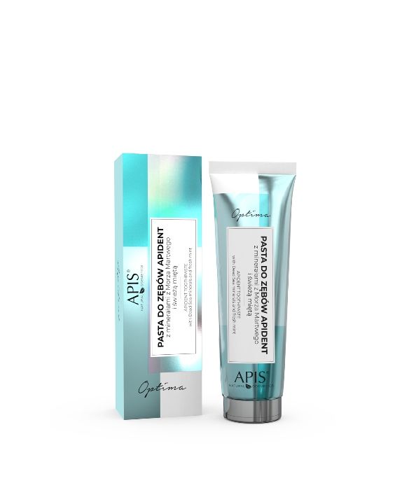 Apident Bio Toothpaste with Dead Sea Minerals and Fresh Mint Optima Apis 