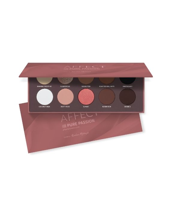 Paleta de sombras de ojos prensada de larga duración Pure Passion Affect Professional Cosmetics