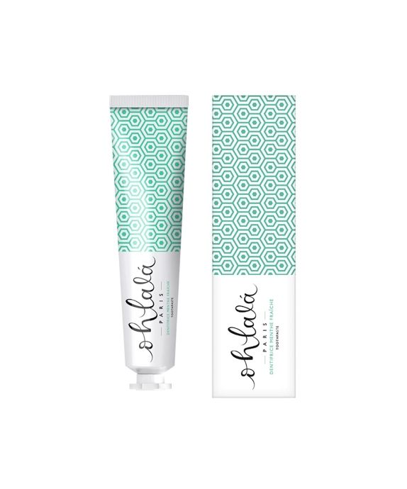 Ohlala Fresh Mint Toothpaste to protect against tooth decay and gingivitis