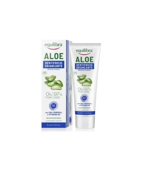 Equilibra fluoride and saccharin-free whitening toothpaste