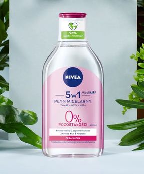 Nourishing 5-in-1 Micellar Water with Natural Almond Oil for Dry Skin Nivea