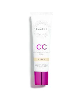 Base de maquillaje CC con cobertura media para rojeces y color, incluso Luz 7 en 1 con SPF 20 Lumene