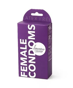 Loovara Latex free female condoms 3 pcs.