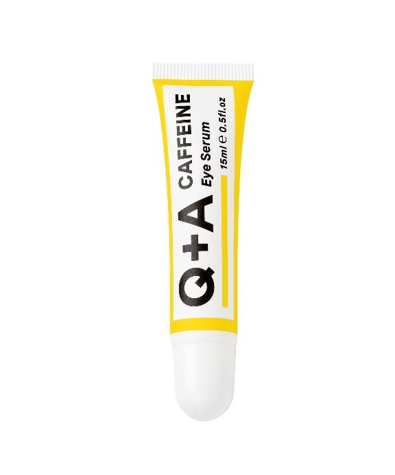 Q+A Caffeine Eye Serum, anti-wrinkle eye serum with caffeine that brightens dark circles