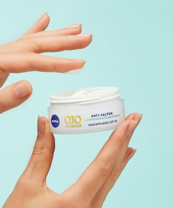 Anti-Falten-Tagescreme extra leicht für Mischhaut LSF15 Nivea Q10 