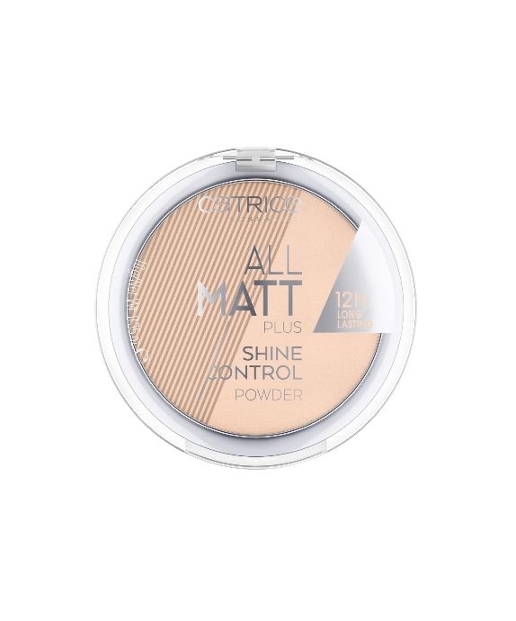 All Matt Plus Shine Control Powder 025 mattierender Puder in Sand Beige Catrice 