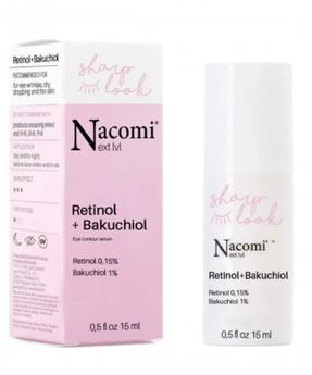 Nacomi Next Level anti-wrinkle eye serum Retinol + Bakuchiol for wrinkles