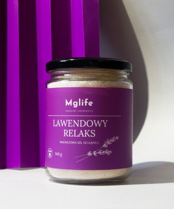 Magnesium Bath Salt with Epsom Salt and Essential Oil Lavender Relaxation Mglife