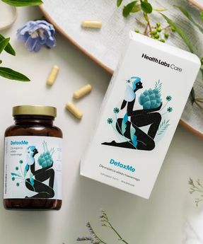 Integratore alimentare che supporta il funzionamento dell'apparato digerente DetoxMe Health Labs Care 90 capsule