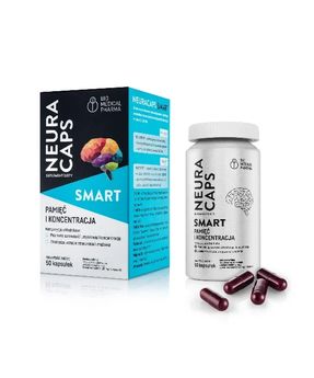 Bio Medical Pharma NeuraCaps smart vitality and concentration dietary supplement 50 capsules