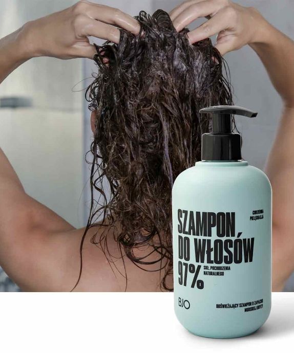 Erfrischendes normales Haarshampoo mit dem Duft einer Bjo-Meeresbrise