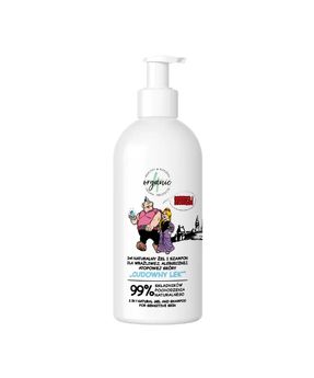 2in1 Shampoo and Shower Gel for Sensitive, Allergic, Atopic Skin Kajko and Kokosz 
