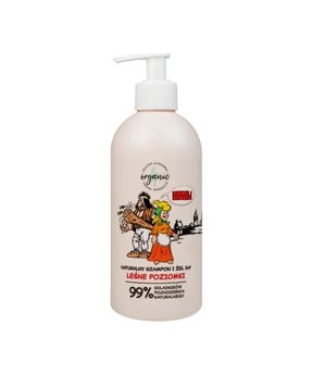 Shampoo e gel detergente per bambini Kajko e Kokosz al profumo di Fragole di Bosco 4organic