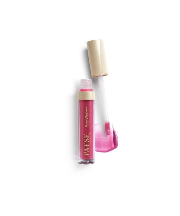 Lip Gloss with Particles for Visually Enhanced Lips, Mirror-Like Effect Shade 06 Vivid Lipgloss Paese