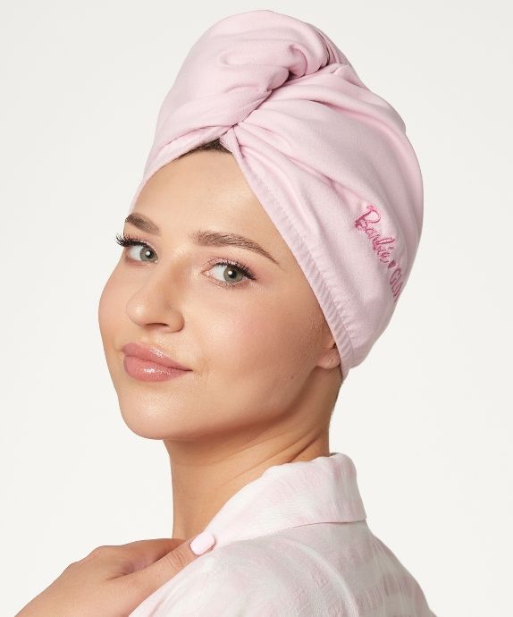 Ultra-saugfähiger und umweltfreundlicher Sporthaar-Turban Barbie Sports Hair Wrap Pink Glov