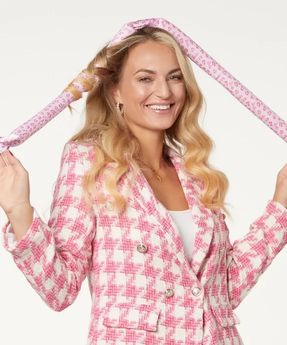 Glov Barbie Satin CoolCurl Pink Panther curl roller