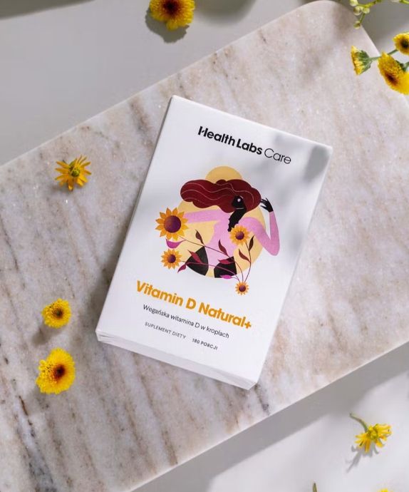 Veganų vitamino D3 lašai Vitamin D Natural+ Health Labs Care