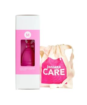 Loovara vegan silicone-free menstrual cup, size M