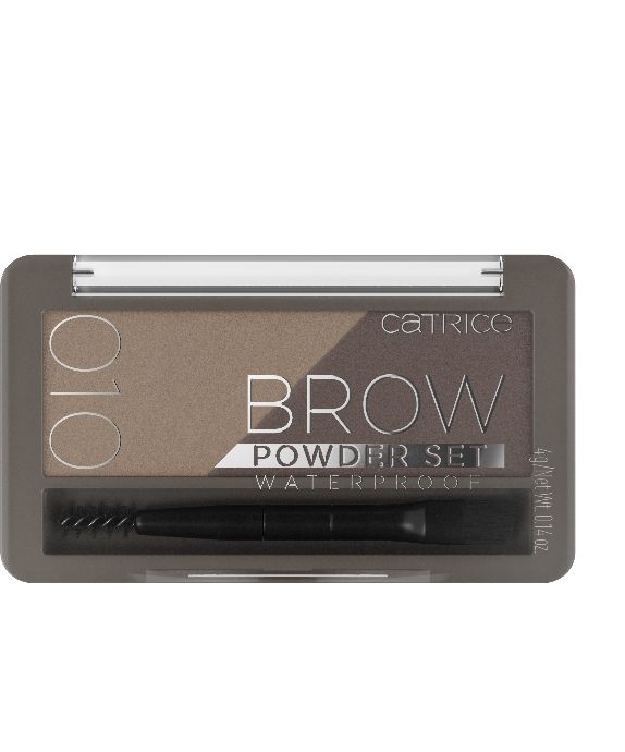 Set per sopracciglia in polvere waterproof Brow Powder Set 010 nel colore Ash Blond Catrice