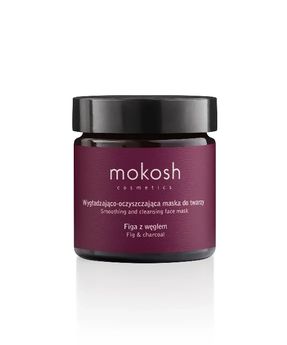 Maschera viso levigante e detergente Fico con carbone attivo 60 ml Mokosh