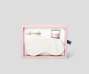 Eye Cream Set with Spatula and White Silk Eye Mask Slaap