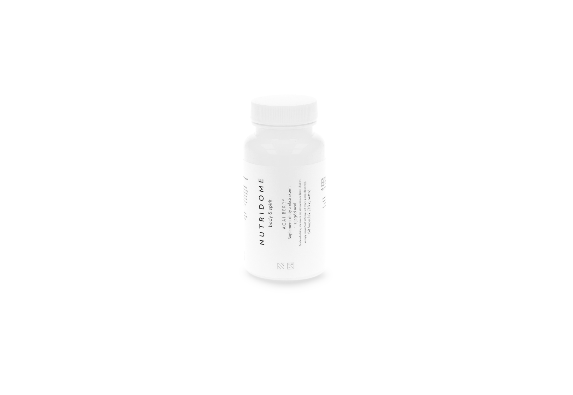 Acai berry tabletki z ekstraktem z jagód acai Nutridome 60 kapsułek
