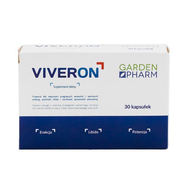 Tabletten für die Potenz mit Ginseng und Viveron GardenPharm Ground-up-Produkt