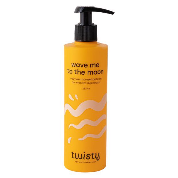 Odżywka humektantowa do włosów kręconych z aloesem, kwasem mlekowym, pantenolem Twisty