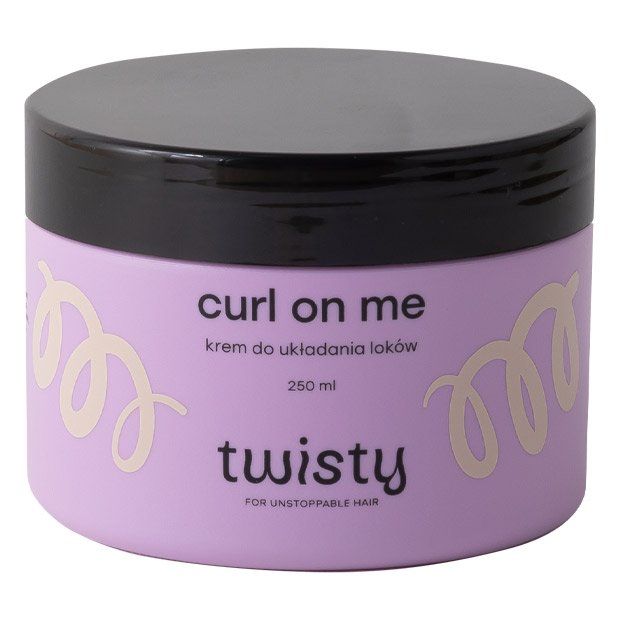 Twisty Lockencreme für lockiges Haar mit Leinsamen- und Haferextrakt